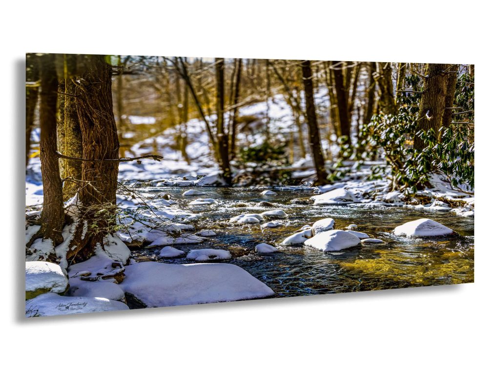 Tennessee Winter Creek Photo: Mountain Landscape Print