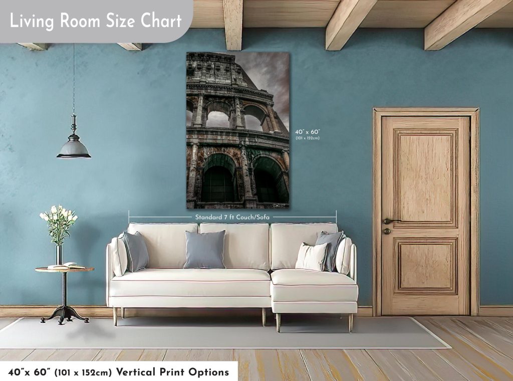 Roman Colosseum Print: Ancient Landmark Photo